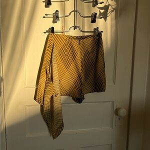 Stylish Yellow Skort